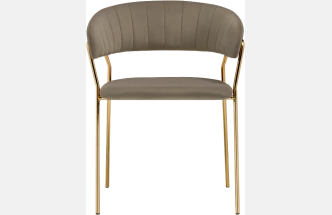 Стул Kamelia 1, cappuccino / gold
