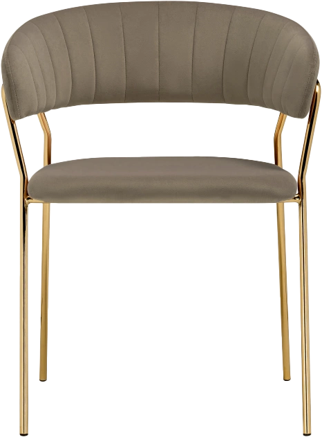 Стул Kamelia 1, cappuccino / gold