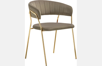 Стул Kamelia 1, cappuccino / gold