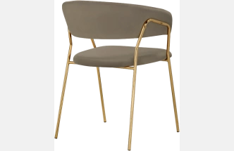 Стул Kamelia 1, cappuccino / gold