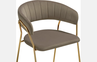 Стул Kamelia 1, cappuccino / gold