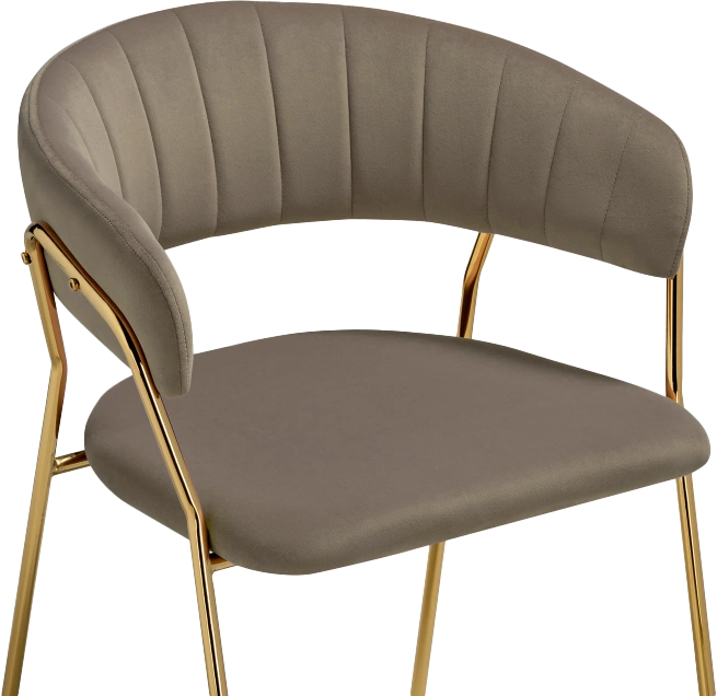 Стул Kamelia 1, cappuccino / gold