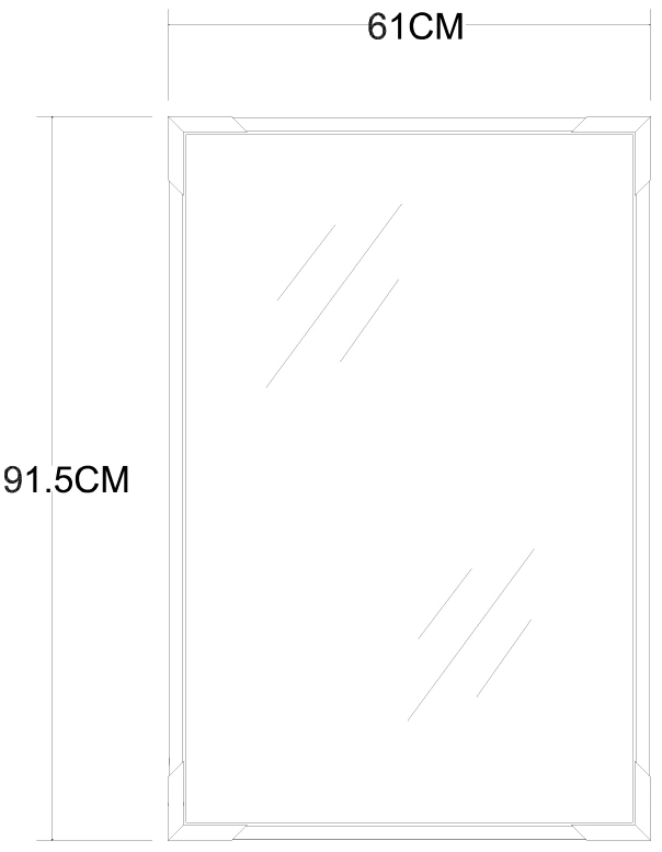 Зеркало настенное 19-OA-9144  