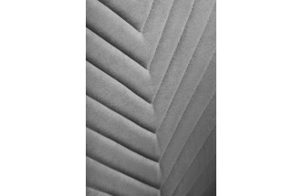 Стул Лулла, на полозьях, серый / черный