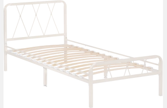 Кровать Иоханна 18, 90x200, белая