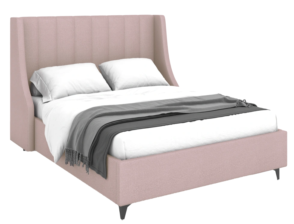 Кровать Жаклин Люкс с/м 140x200 Romano lilac