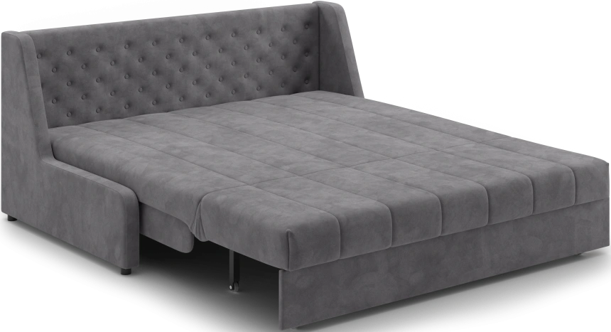 Диван прямой Ричмонд 180, модель 069, без подлокотников, серый (Ultra Grey)