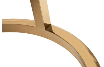 Комплект журнальных столов 57EL-ET101B-BL, 60x60x63, искусственный мрамор, черный мрамор / золото