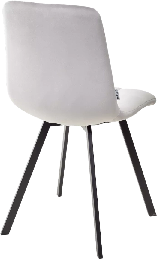 Стул Chilli Square, мягкий, Bluvel-03 Light Grey, велюр