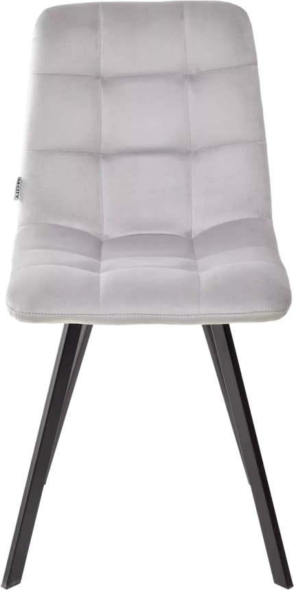 Стул Chilli Square, мягкий, Bluvel-03 Light Grey, велюр