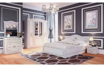 Кровать Верона 160, двуспальная, кофе 10 / капучино