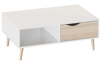 Модульная гостиная Соната 4, белый фон / дуб сонома