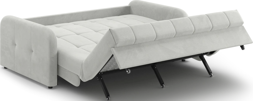 Диван прямой Гаспар 180, модель 045, Happy 900 (светло-серый)