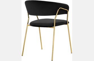 Стул Kamelia 1, black / gold