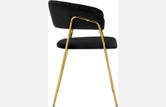 Стул Kamelia 1, black / gold