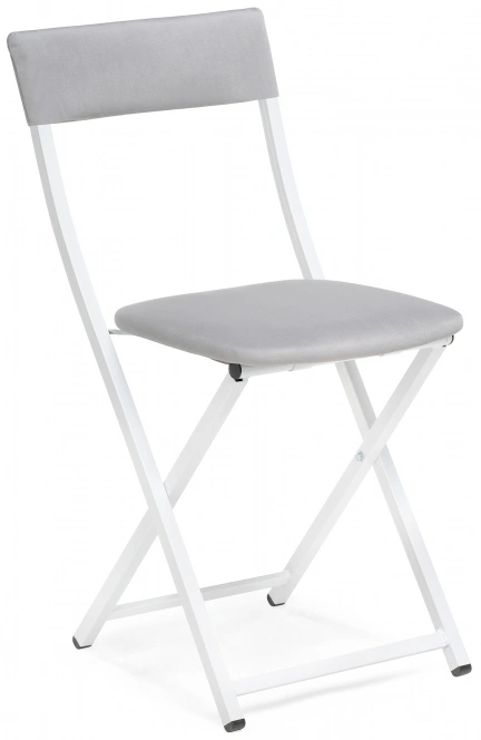 Стул Elevis, складной, светло-серый / белый