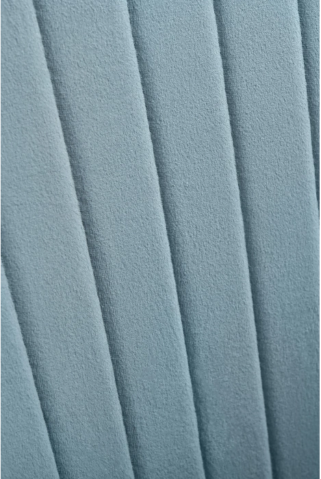 Стул Kora, на металлокаркасе, light blue / black