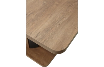 Кухонный стол раздвижной Stork 120, Дуб Канзас, Вольфрам