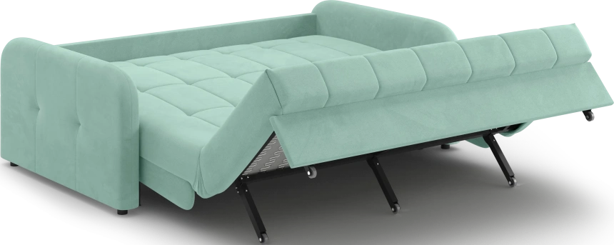 Диван прямой Гаспар 180, модель 045, Happy 690 (зелёный)