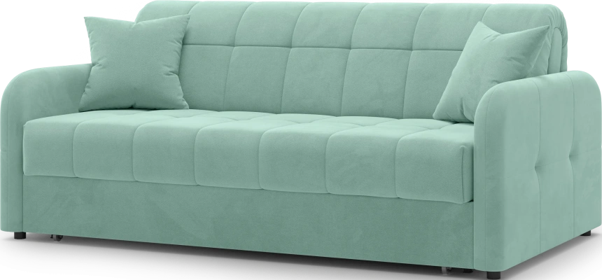 Диван прямой Гаспар 180, модель 045, Happy 690 (зелёный)