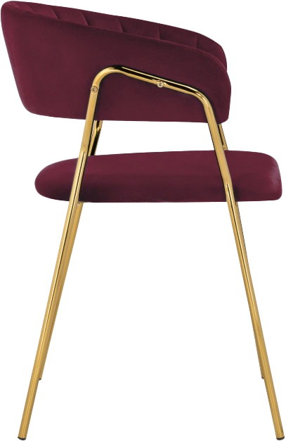 Стул Kamelia 1, wine red / gold
