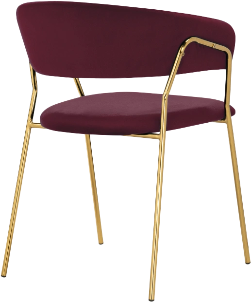 Стул Kamelia 1, wine red / gold