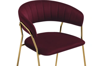 Стул Kamelia 1, wine red / gold