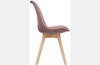 Стул Bonuss, велюр, light purple / wood