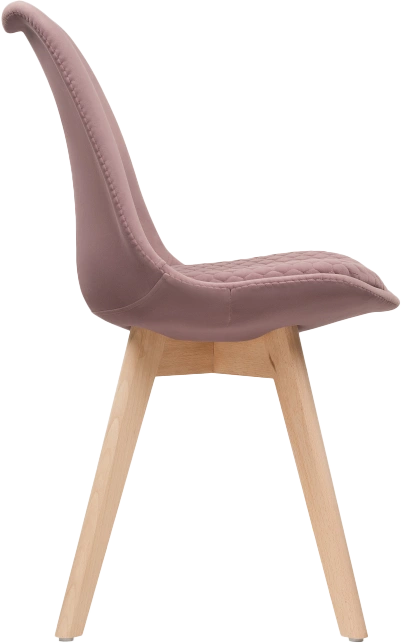 Стул Bonuss, велюр, light purple / wood