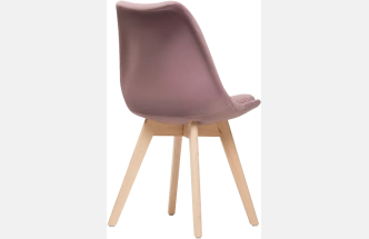 Стул Bonuss, велюр, light purple / wood