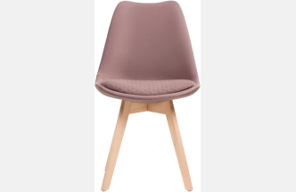 Стул Bonuss, велюр, light purple / wood