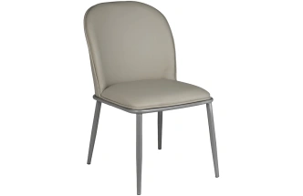 Стул 76AR-08000, мягкий, экокожа, серый