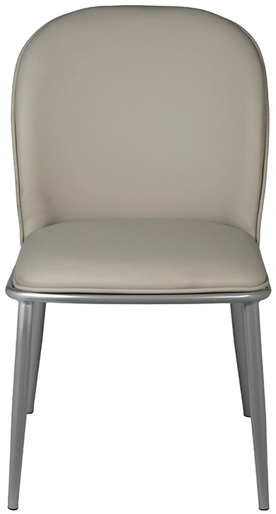  Стул 76AR-08000, мягкий, экокожа, серый