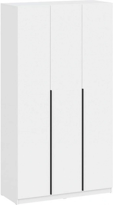 Шкаф трехстворчатый Даиго, для одежды, белый текстурный