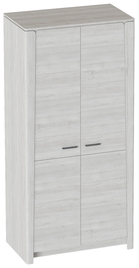 Шкаф двухдверный Мальта, распашной для одежды, дуб винтерберг