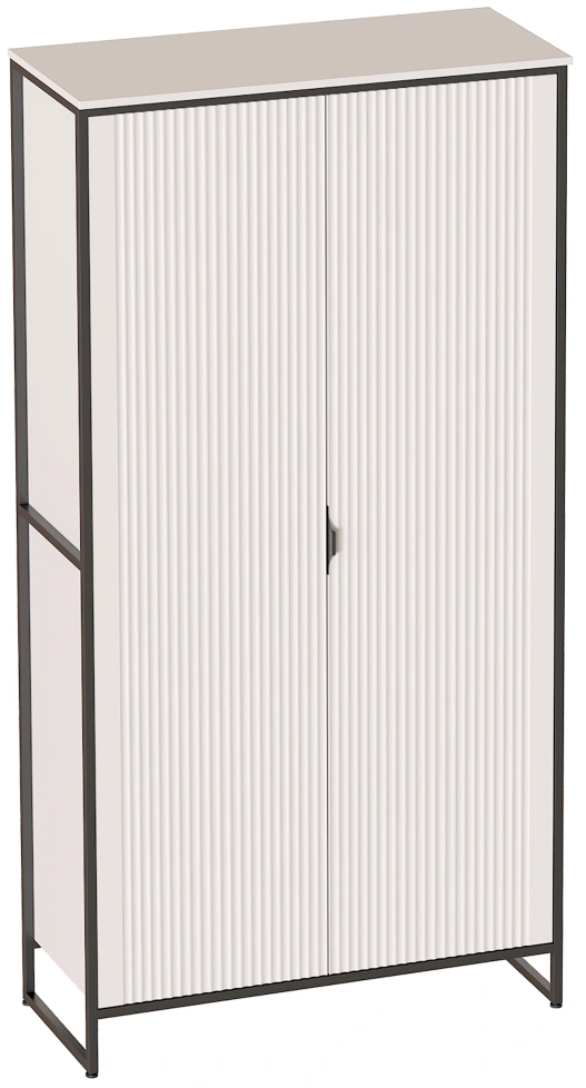 Шкаф двухдверный Нора, распашной для одежды, персидский жемчуг