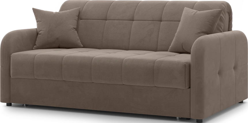 Диван прямой Гаспар 160, модель 045, Happy 233 (коричневый)