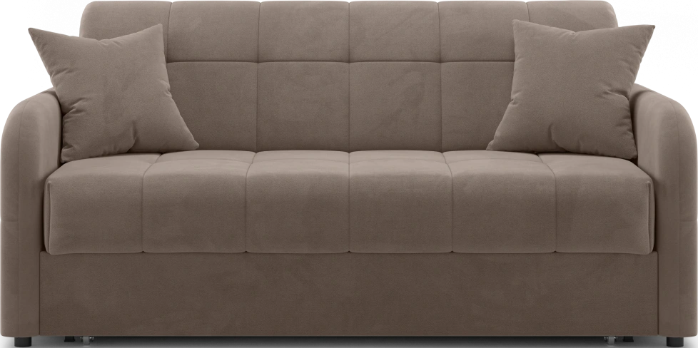 Диван прямой Гаспар 160, модель 045, Happy 233 (коричневый)