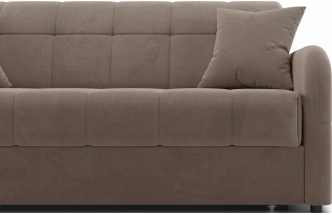 Диван прямой Гаспар 160, модель 045, Happy 233 (коричневый)