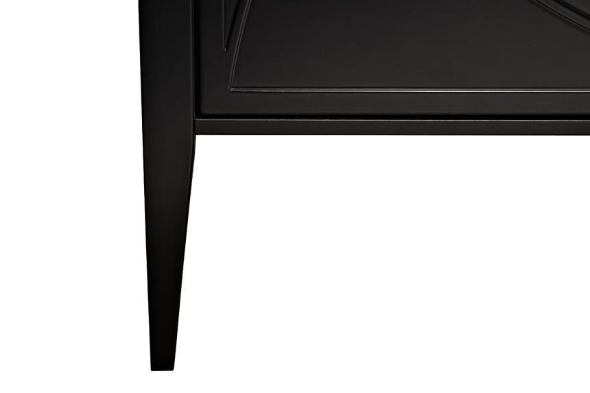 Комод 151SV-00001, с четырьмя ящиками, черный