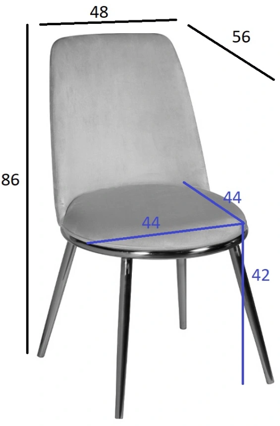 Стул 76AR-24005, мягкий, экокожа, бежевый / золото 