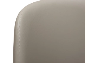 Стул 76AR-24005, мягкий, экокожа, бежевый / золото