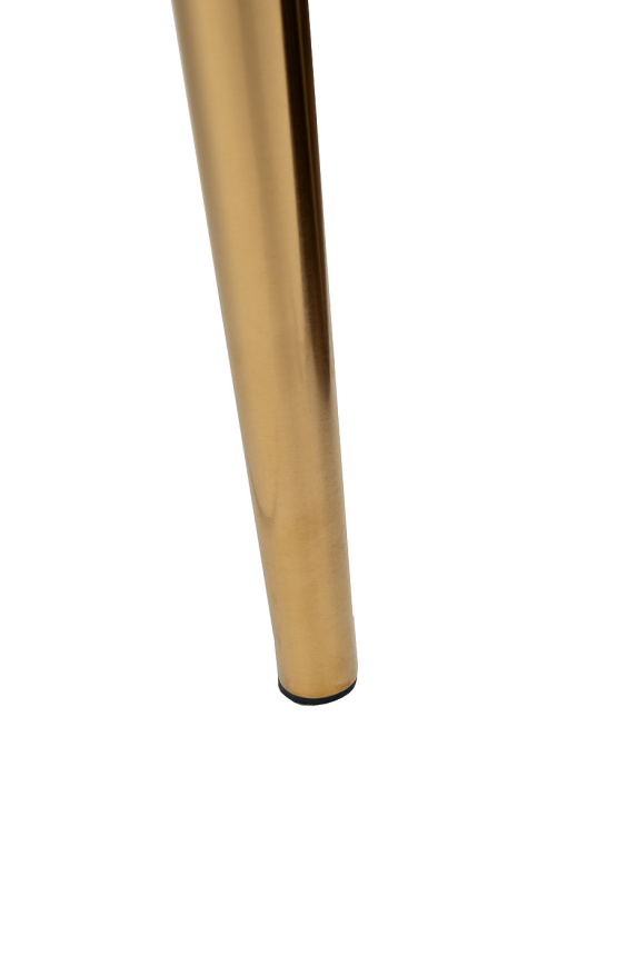 Стул 76AR-24005, мягкий, экокожа, бежевый / золото