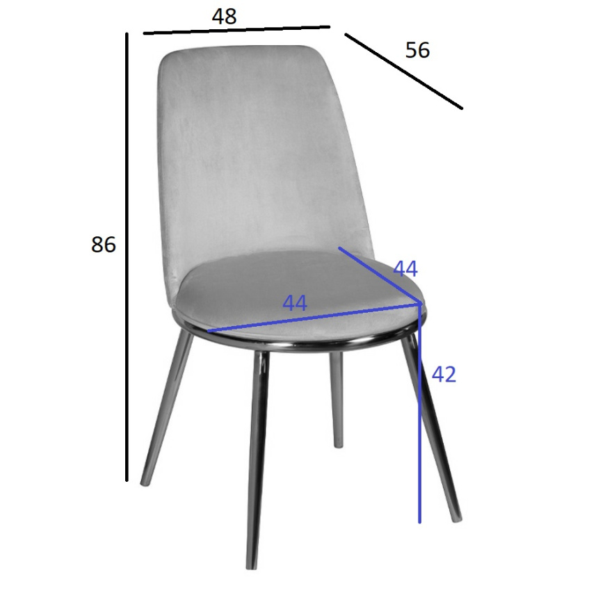 Стул 76AR-24005, мягкий, экокожа, бежевый / золото