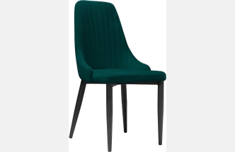 Стул Kora, на металлокаркасе, green / black