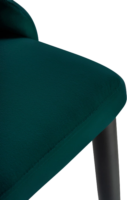 Стул Kora, на металлокаркасе, green / black