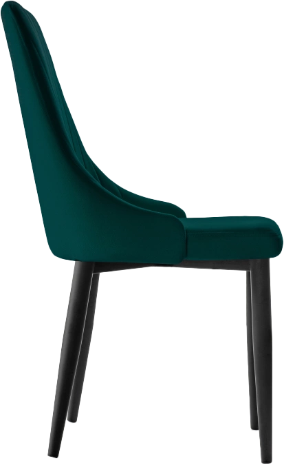 Стул Kora, на металлокаркасе, green / black