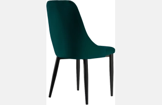 Стул Kora, на металлокаркасе, green / black