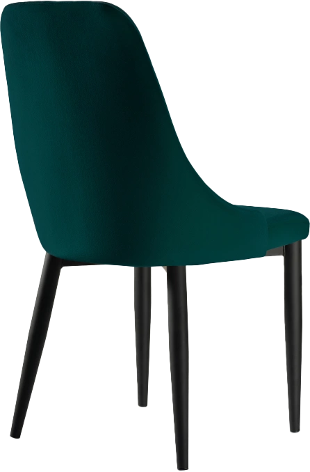 Стул Kora, на металлокаркасе, green / black