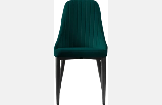 Стул Kora, на металлокаркасе, green / black